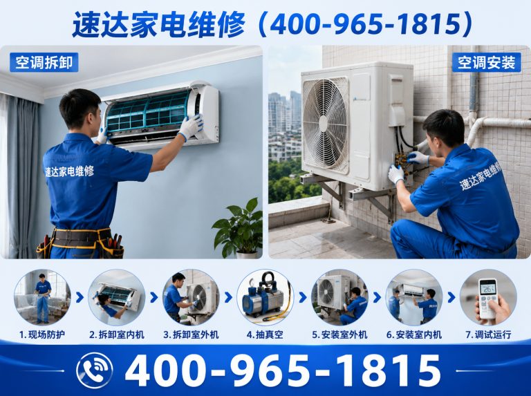 盘锦空调拆装展示图